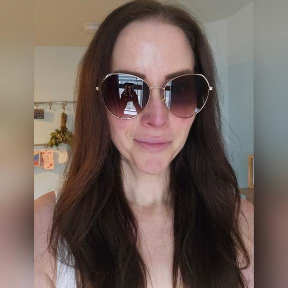 Kate Spade Light Pink / Rose Gold Sunglasses - Picture 8 of 8